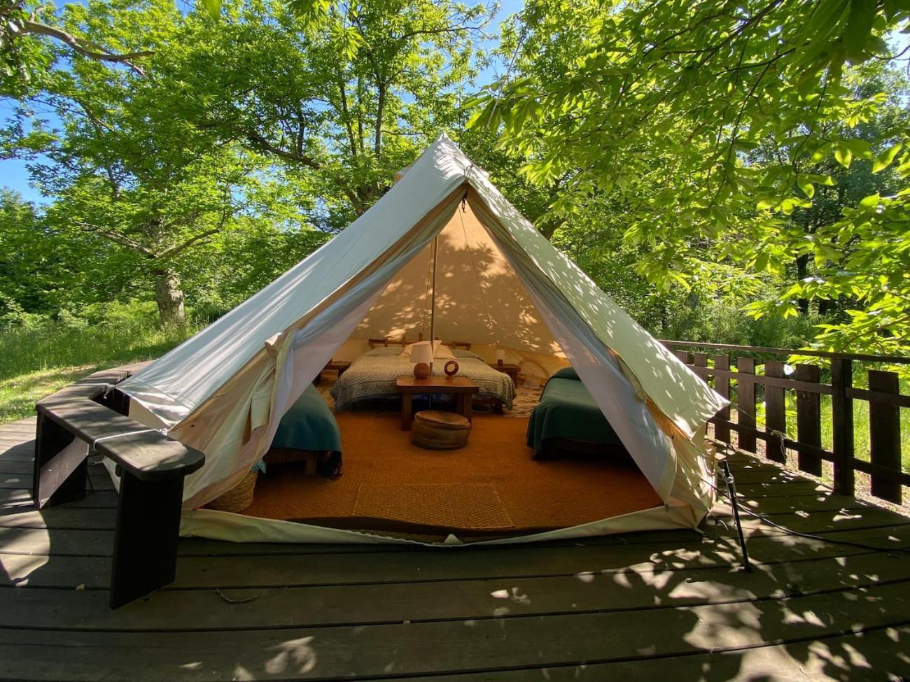 Podere Di Maggio - Glamping Tent 2 Санта-Фьора Экстерьер фото